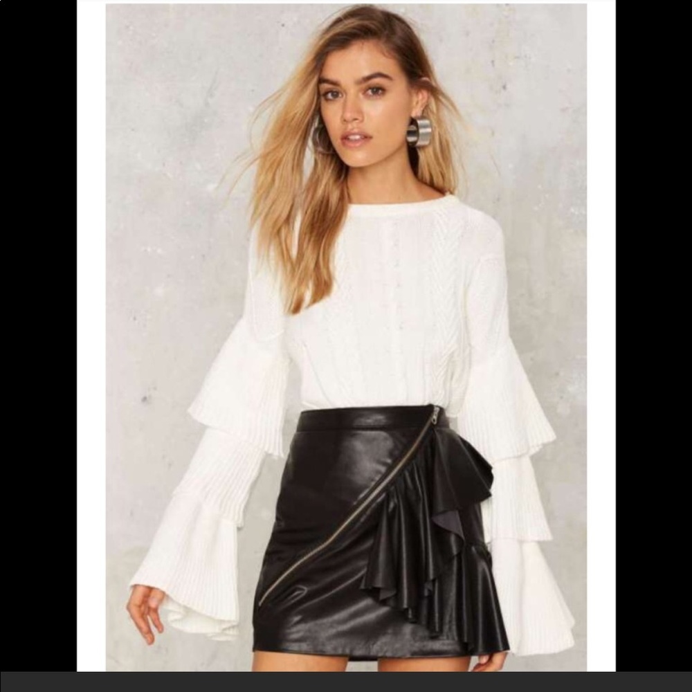 Nasty Gal Cable Knit Sweater